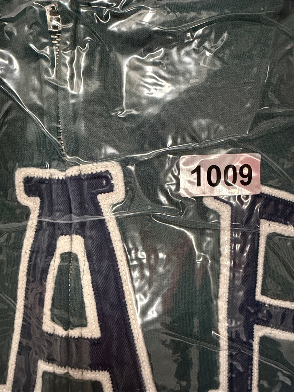 GAP Teal Hooded Full-Zip Jacket with Logo 25X20.5 PTP SZ S UNISEX *Read descript - Picture 13 of 13